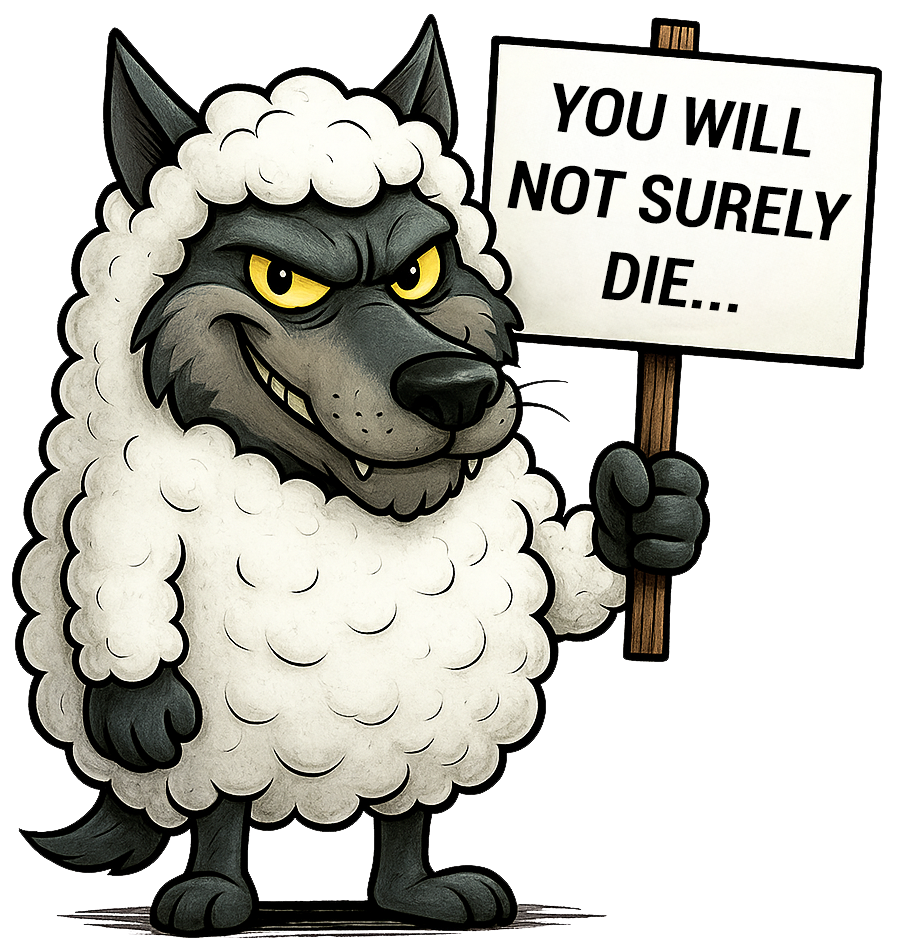 Ravenous wolf illustration